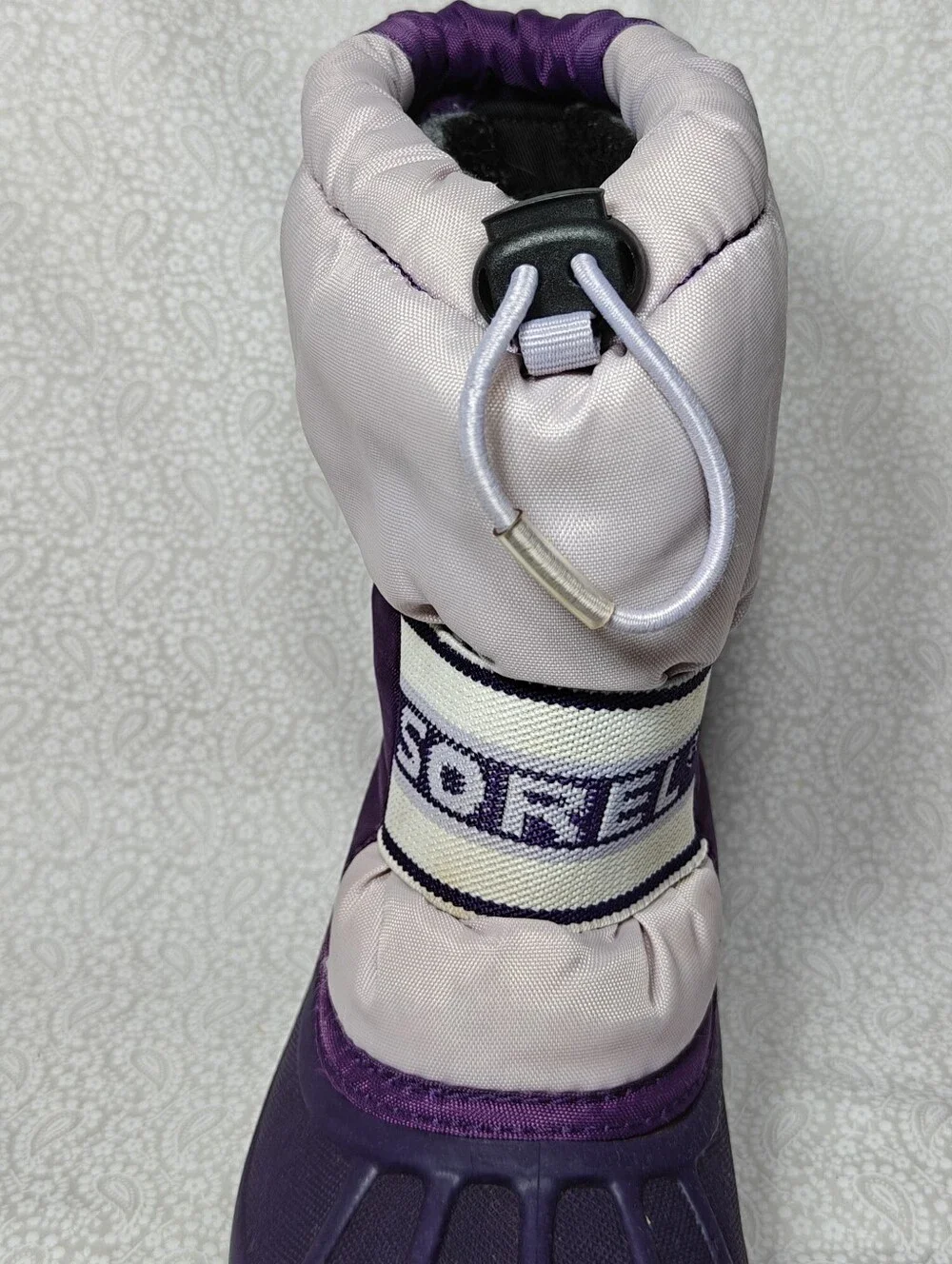 Sorel Youth Cub  Insulated Purple Lavender Winter Snow Boots Toddler Girl's 12